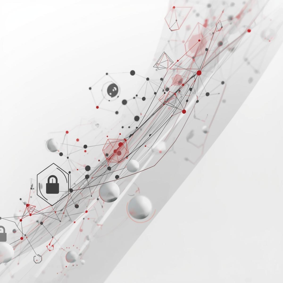 “Design a modern, minimalist A4 or website banner-style image that visually represents privacy, data protection, and trust in technology._Use a clean, light background (soft white or light gray gradient) wi